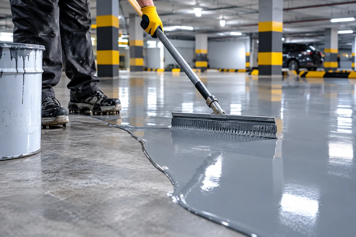 اجرای کفپوش اپوکسی پارکینگ